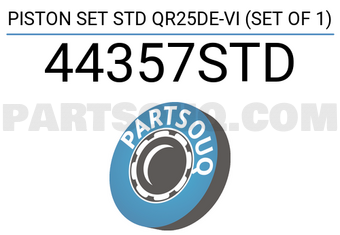 TEIKIN 44357STD PISTON SET STD QR25DE-VI (SET OF 1)