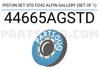 TEIKIN 44665AGSTD PISTON SET STD FD42 ALFIN GALLERY (SET OF 1)