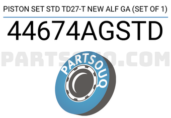 TEIKIN 44674AGSTD PISTON SET STD TD27-T NEW ALF GA (SET OF 1)