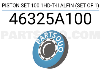 TEIKIN 46325A100 PISTON SET 100 1HD-T-II ALFIN (SET OF 1)