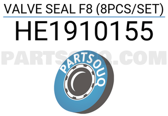 TEIKIN HE1910155 VALVE SEAL F8 (8PCS/SET) (SET OF 1)