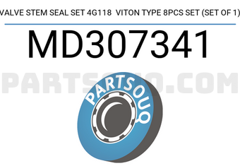 TEIKIN MD307341 VALVE STEM SEAL SET 4G118 VITON TYPE 8PCS SET (SET OF 1)
