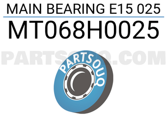 TEIKIN MT068H0025 MAIN BEARING E15 025 (SET OF 1)