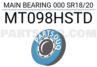 TEIKIN MT098HSTD MAIN BEARING 000 SR18/20 (SET OF 1)