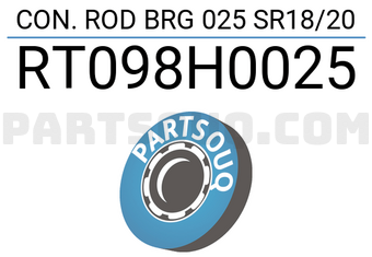 TEIKIN RT098H0025 CON. ROD BRG 025 SR18/20 (SET OF 1)