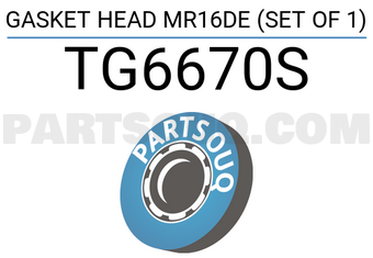TEIKIN TG6670S GASKET HEAD MR16DE (SET OF 1)