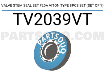 TEIKIN TV2039VT VALVE STEM SEAL SET F20A VITON TYPE 8PCS SET (SET OF 1)