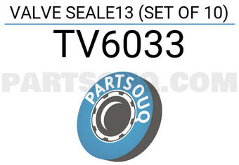 TEIKIN TV6033 VALVE SEALE13 (SET OF 10)