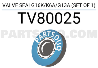 TEIKIN TV80025 VALVE SEALG16K/K6A/G13A (SET OF 1)