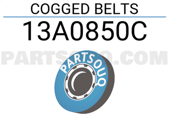 TOP DRIVE 13A0850C COGGED BELTS