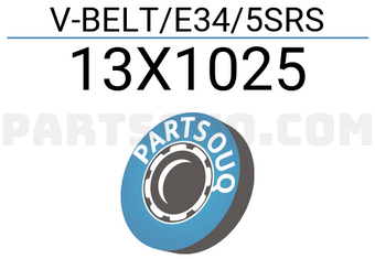 TOP DRIVE 13X1025 V-BELT/E34/5SRS