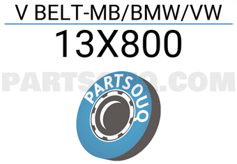 TOP DRIVE 13X800 V BELT-MB/BMW/VW