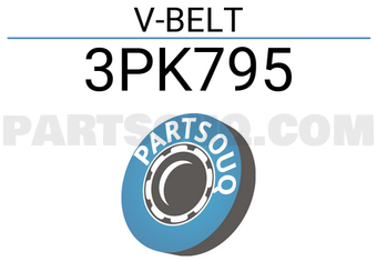 TOP DRIVE 3PK795 V-BELT