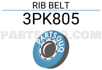 TOP DRIVE 3PK805 RIB BELT
