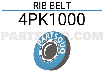 TOP DRIVE 4PK1000 RIB BELT