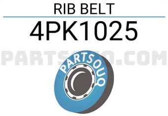 TOP DRIVE 4PK1025 RIB BELT
