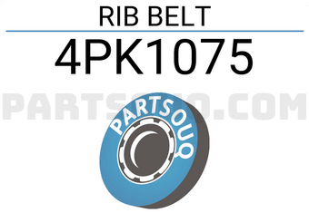TOP DRIVE 4PK1075 RIB BELT