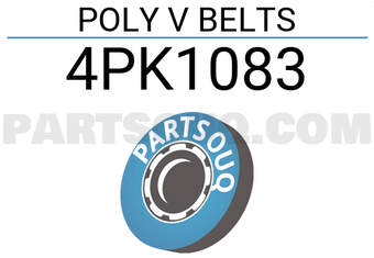 TOP DRIVE 4PK1083 POLY V BELTS