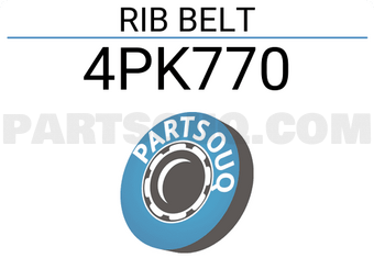 TOP DRIVE 4PK770 RIB BELT