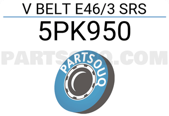 TOP DRIVE 5PK950 V BELT E46/3 SRS