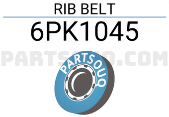 TOP DRIVE 6PK1045 RIB BELT