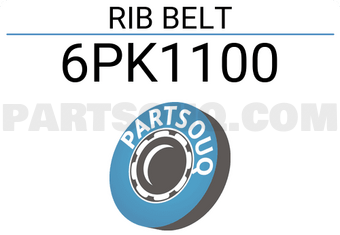TOP DRIVE 6PK1100 RIB BELT