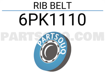 TOP DRIVE 6PK1110 RIB BELT