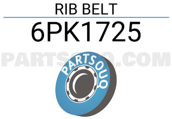 TOP DRIVE 6PK1725 RIB BELT