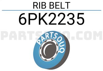 TOP DRIVE 6PK2235 RIB BELT