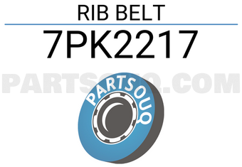 TOP DRIVE 7PK2217 RIB BELT