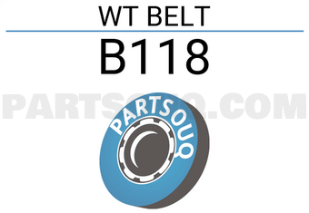 TOP DRIVE B118 WT BELT