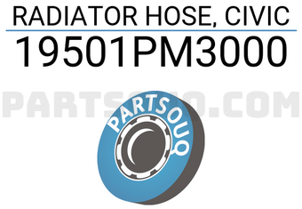 TOP 19501PM3000 RADIATOR HOSE, CIVIC