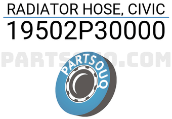 TOP 19502P30000 RADIATOR HOSE, CIVIC