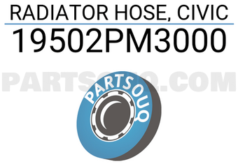 TOP 19502PM3000 RADIATOR HOSE, CIVIC