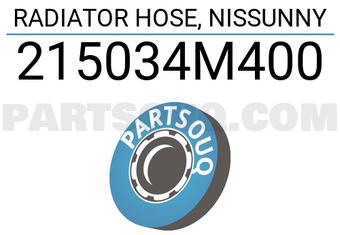 TOP 215034M400 RADIATOR HOSE, NISSUNNY