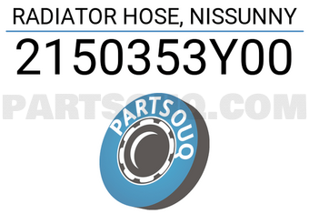 TOP 2150353Y00 RADIATOR HOSE, NISSUNNY