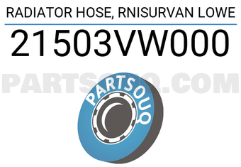 TOP 21503VW000 RADIATOR HOSE, RNISURVAN LOWE