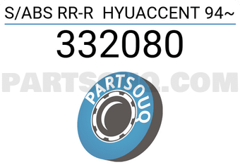 TOP 332080 S/ABS RR-R HYUACCENT 94~
