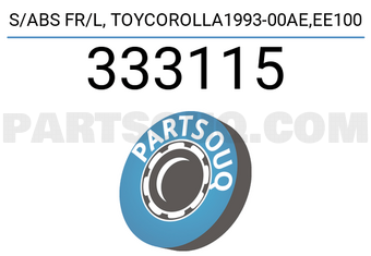 TOP 333115 S/ABS FR/L, TOYCOROLLA1993-00AE,EE100