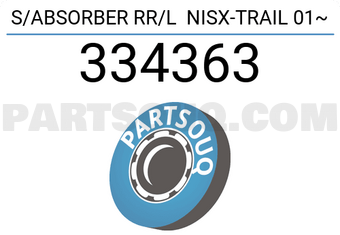 TOP 334363 S/ABSORBER RR/L NISX-TRAIL 01~