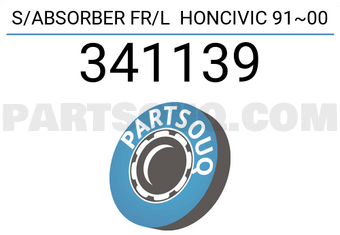 TOP 341139 S/ABSORBER FR/L HONCIVIC 91~00