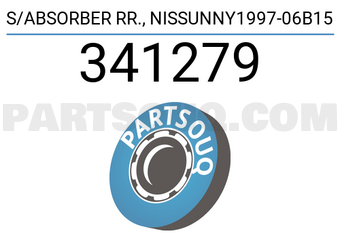 TOP 341279 S/ABSORBER RR., NISSUNNY1997-06B15