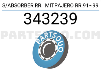 TOP 343239 S/ABSORBER RR. MITPAJERO RR.91~99