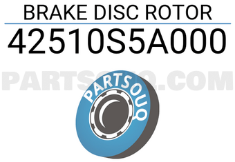 TOP 42510S5A000 BRAKE DISC ROTOR