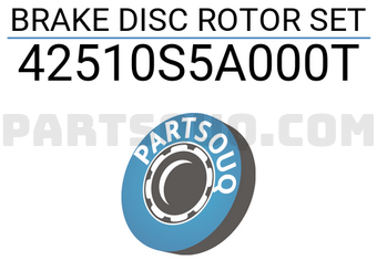 TOP 42510S5A000T BRAKE DISC ROTOR SET