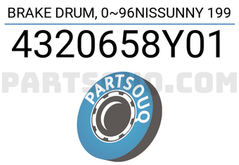 TOP 4320658Y01 BRAKE DRUM, 0~96NISSUNNY 199