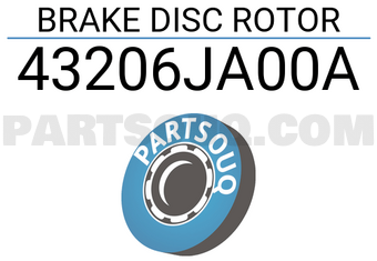 TOP 43206JA00A BRAKE DISC ROTOR