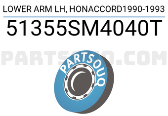 TOP 51355SM4040T LOWER ARM LH, HONACCORD1990-1993