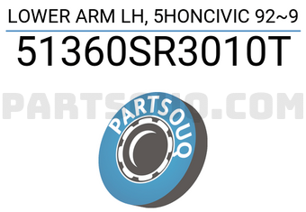 TOP 51360SR3010T LOWER ARM LH, 5HONCIVIC 92~9