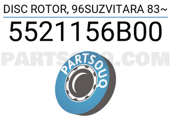 TOP 5521156B00 DISC ROTOR, 96SUZVITARA 83~